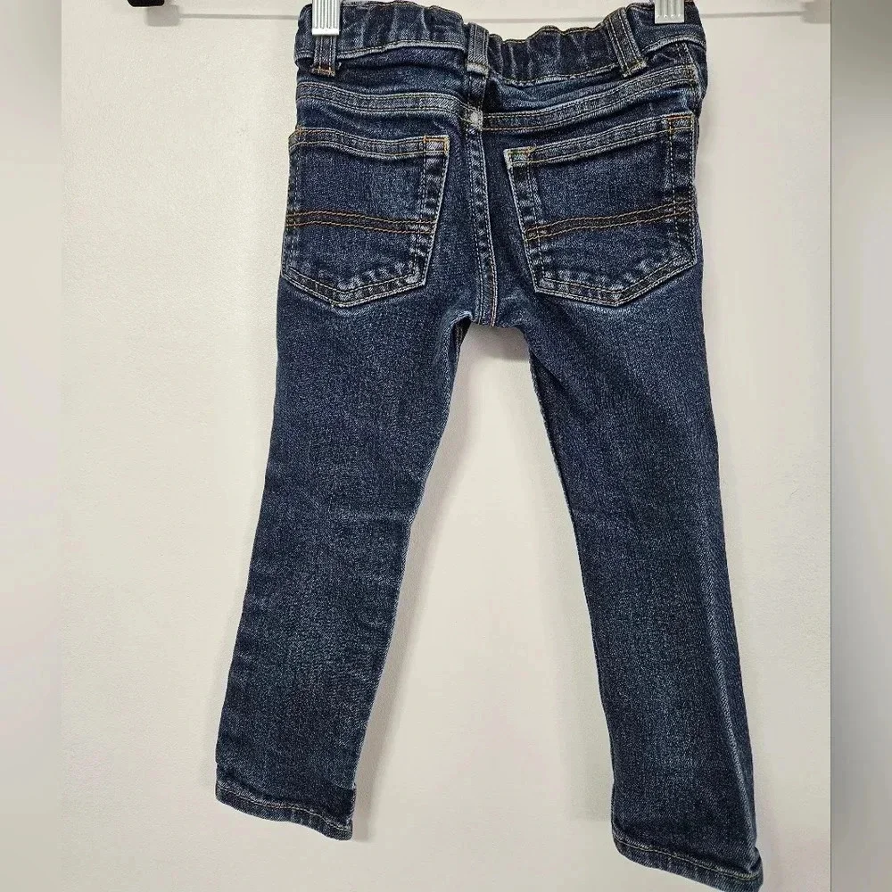 2T boys skinny‎ dark blue jean Oshkosh B'gosh
